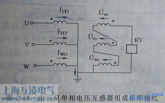 電壓互感器中性點接線