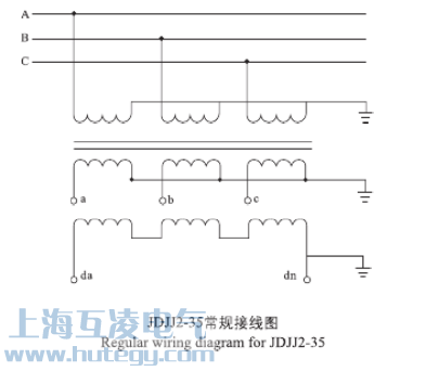 JDJJ2-35電壓互感器接線圖