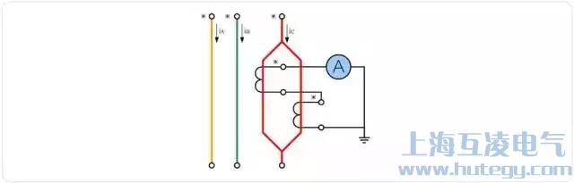 電流互感器原邊并聯(lián)、副邊串聯(lián)接線圖