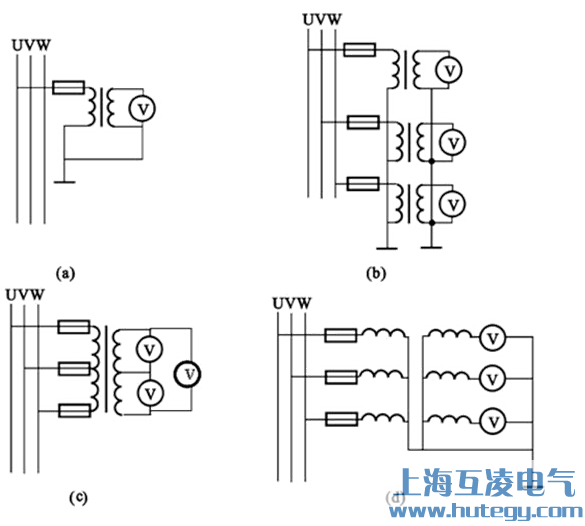 電壓互感器接線圖